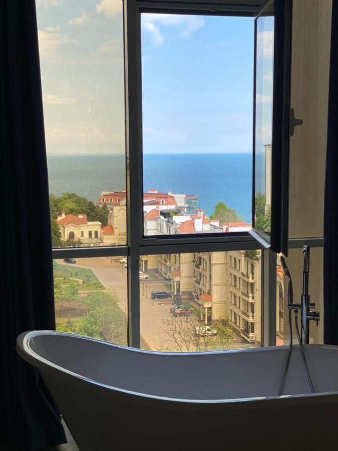 Vip Apartments With Sea View In Odessa Esterno foto